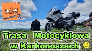 4K Bardzo motocyklowa trasa w Karkonoszach [upl. by Nerraj]