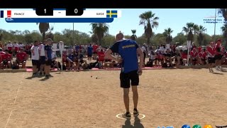 petanque 2024 European youth championship  FRANCESUEDE [upl. by Atneciv]