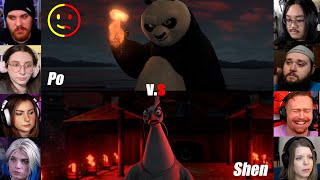 Shen vs Po  Kung fu Panda 2  Reaction Mashup  kungfupanda [upl. by Somerville790]