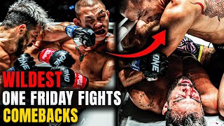 These Fighters Have NO QUIT 😤 10 Best Comebacks In ONE Friday Fights [upl. by Maples467]