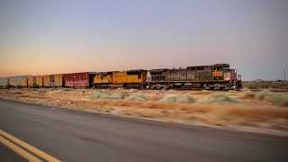 Southern Pacific in 2023  UP 6236 Leads a Heavy Train Up the Tehachapi Mountains [upl. by Baalman721]