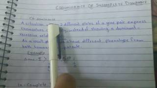 Codominance vs Incomplete dominance Urdu description [upl. by Ner]