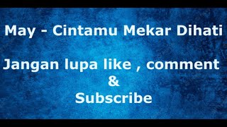 MayCintamu Mekar dihati  Backing Track Dengan Chord dan Vokal [upl. by Ettenel533]