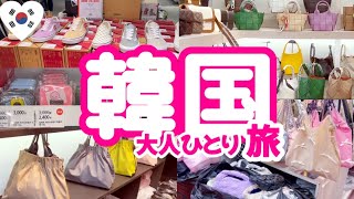 韓国1人旅🇰🇷東大門ノースフェイスアウトレット東大門ショッピング🛍️南平和市場NPH amp伝統茶カフェ [upl. by Hafital547]