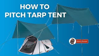 Decathlon Camping Tarp MH100 Review  Tent Video  subraj N Payanam traveltips [upl. by Adnolor]