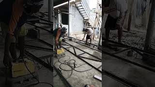 Wk 18 installing spandrel ceiling spandrel kabibofarming construction ceiling [upl. by Ahseital]