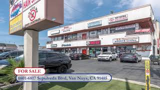 FOR SALE MixedUse Commercial Building  68016817 Sepulveda Blvd Van Nuys CA 91405 [upl. by Eelarat]