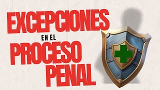 EXCEPCIONES EN EL PROCESO PENAL  LA LEY 1173 DEROGO LA LITISPENDENCIA POR FAVOR NO CONSIDERARLA [upl. by Enavi831]