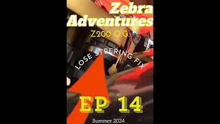 Z200 OG steering fork bearing adjustment [upl. by Malina]