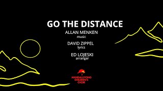 GO THE DISTANCE arranged by Ed Lojeski [upl. by Norrag]