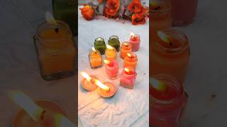 Homemade Candle  Candle Making vinnyartworks homemadecandles candlemaking diwalispecial vibes [upl. by Ydnas403]