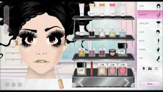 15 Stardoll Makeup Huge Eyes Halloween [upl. by Eidoc514]