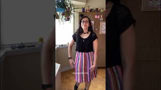 Scrap yarn crochet skirt is done crochet [upl. by Anavrin355]