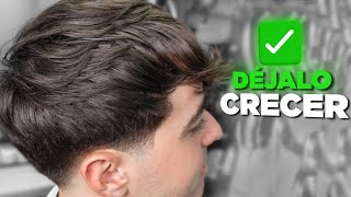 Corte de pelo para DEJARLO CRECER  Taper fade [upl. by Dyana783]