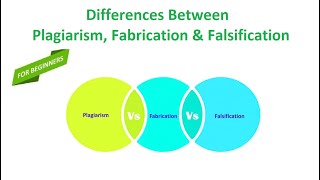 Differences Between Plagiarism Fabrication and Falsification [upl. by Ardnekahs]