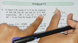 Practice Set 55 Geometry 9th Class Maths2 Quadrilateral Class 9 Explanation in Hindi [upl. by Nilpik]