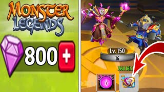 Monster Legends Xandrite Spellbound  100 Gems Free 😍 [upl. by Moritz]