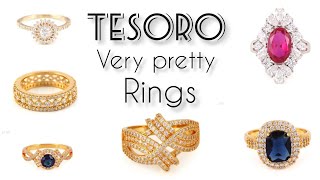 Tesoro best ring gold amp sliver diamond Collection2023Tesoro stylish beautiful ring Collection2023 [upl. by Mur998]