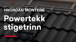 Hvordan montere Powertekk stigetrinn [upl. by Barby]