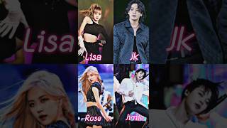 Despacito trend x Blackpink BTS 😘Lisa Jk Rose Jimin trendingshorts armlink [upl. by Weissmann]