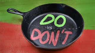 Simple rules for cast iron care [upl. by Rocker]