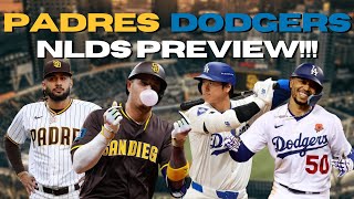 Padres vs Dodgers  NLDS Preview amp Predictions [upl. by Novets861]