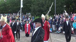 Eindrücke vom Bonifatiusfest 2024 auf dem Domplatz in Fulda [upl. by Yelwar102]