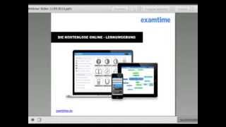 Online Fortbildung ExamTime  Teil 1 [upl. by Adnahs]