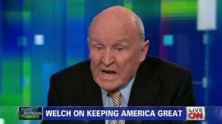 CNN Jack Welch on Wall Street Culture [upl. by Nnyltiac761]