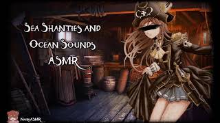 Sea Shanties Ocean Sounds With Creaking Ship ASMR [upl. by Symon]