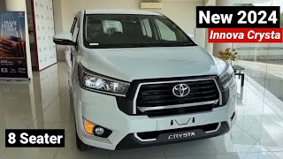 Toyota Innova crysta 2024 Model  New Innova Crysta 2024  Price Specification Details Review [upl. by Amhser]