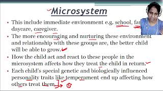 URIE BRONFENBRENNER THEORY OF CHILD DEVELOPMENT [upl. by Varian]