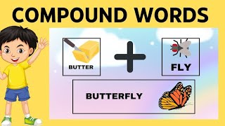 Compound Words  English Words For kids  Preschool and Kinder  English RP [upl. by Seften]