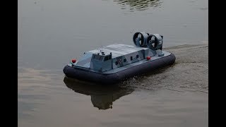 Homemade RC Hovercraft Griffon 8100 TD built for the Indian Army [upl. by Wiebmer111]