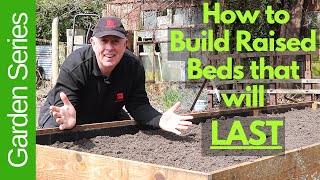 How to Build Raised Beds that will LAST [upl. by Kaspar573]