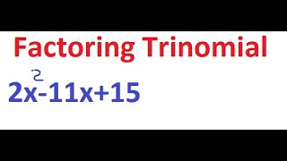 How to Factoring TrinomialsLearning with the Passleys [upl. by Lydell171]