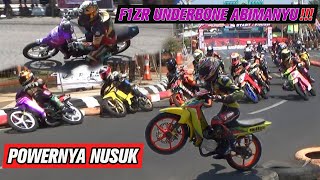 RAHASIA UMUM UNDERBONE F1ZR ABIMANYU TERKENCANG  AGUS KEMPUL PAWANGNYA di ROAD RACE PURBALINGGA [upl. by Bibbye]