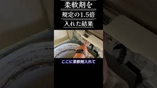 【柔軟剤】を規定の15倍入れ続けた結果…！？ cleaning 柔軟剤 洗濯機分解清掃 掃除 大掃除 [upl. by Cloris]