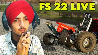 FARMING SIMULATOR 22 LIVE  sukhbhanguz [upl. by Anrapa]