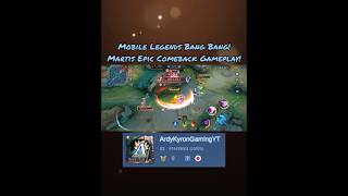 Martis Epic Comeback Gameplay in Mobile Legends mlbb [upl. by Aras]