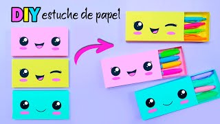 Manualidades con Papel  Cajitas de Papel DIY Estuche Lapicera  Tutorial Origami [upl. by Farhi]