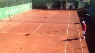 Rafa Nadal training April 5th Junior player and Sergio Sabadello Vilas Academy [upl. by Asilegna699]