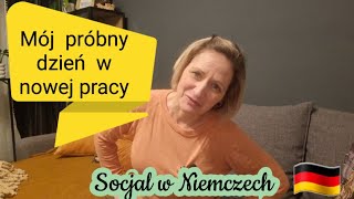 Mój próbny dzień w nowej pracy  wrażenia🤗 Co z tym socialem w Niemczech  vlogżyciepracaniemcy [upl. by Harias]