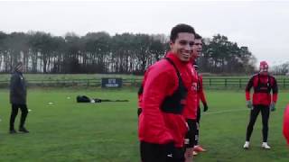 KEEPBALL MAYHEM IN DANNY ROSE AND TOM BROADBENTS TRANING SESSION [upl. by Guido]