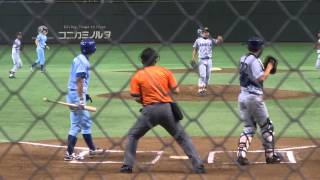 2013613 平野智基 （日本体育大学） タイブレークで粘り強くレフト前ヒット vs 京産大 [upl. by Erika]