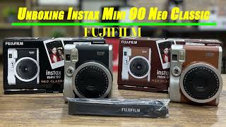 Unboxing Instax Mini 90 Neo Classic [upl. by Navlys862]