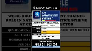 CHENNAI JOB VACANCY 2024  SALARY 15000 ROOM AND FOOD PROVIDED [upl. by Borras]