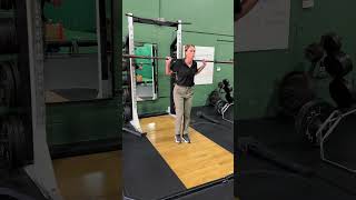 Barbell Back Rack Reverse Lunge [upl. by Viehmann]