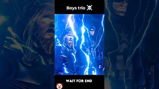 Girls trio🤡 vs Boys trio⚡ in Marvel universe shotrs marvel [upl. by Hapte]