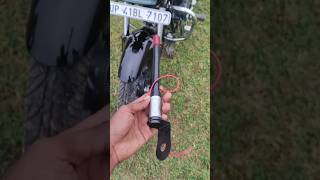 how to install antena in hero Splendor Plus bike me antenna kaise lagae modified LED light [upl. by Turk218]